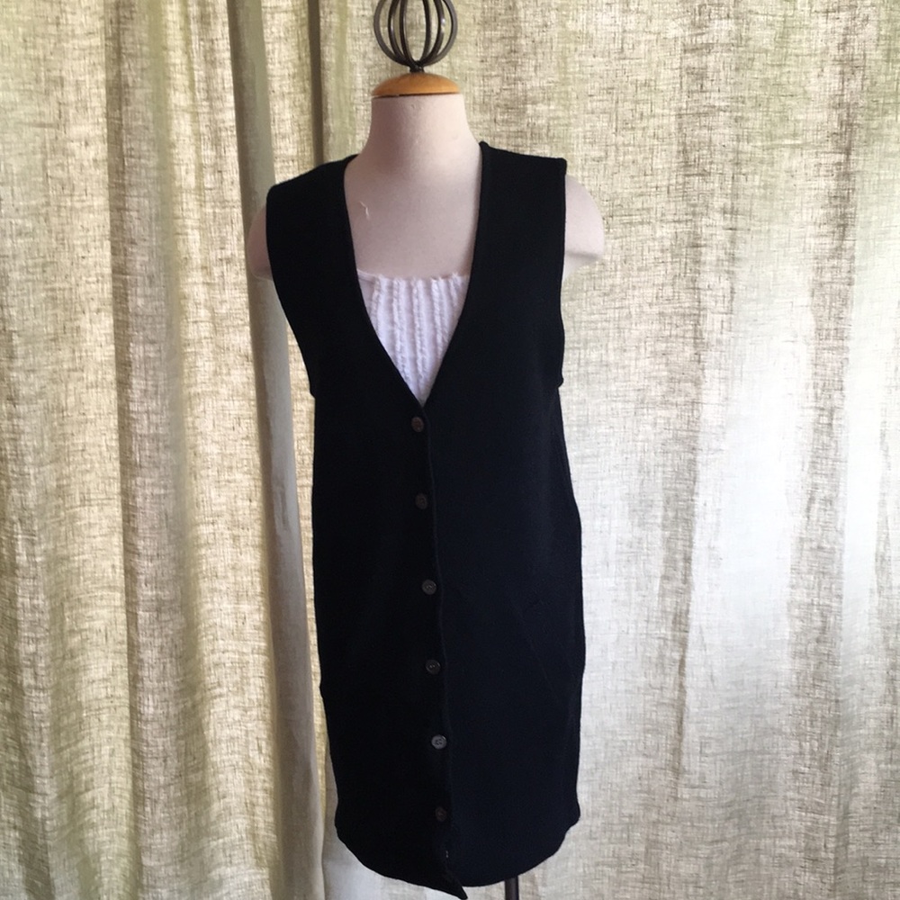 100% wool sweater vest dress
